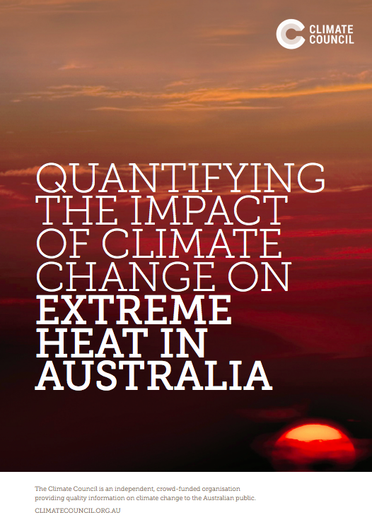 Quantifying the impact of climate change on extreme heat in Australia